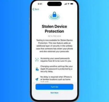 永寿苹果授权维修店分享被盗设备保护功能开启方法 